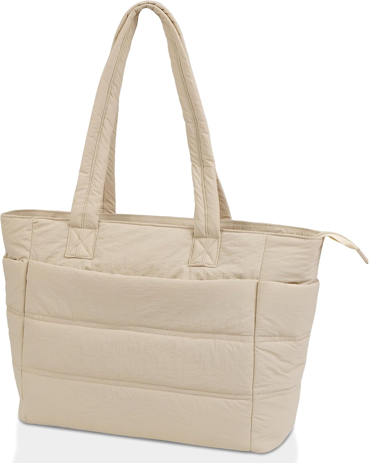 Puffer Tote Bag for Work, Travel and the Gym